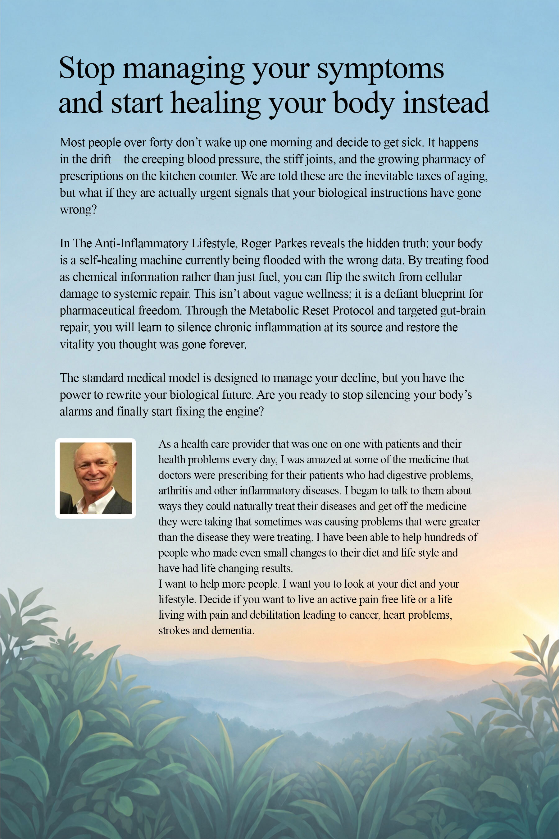 Back cover of The Anti-Inflammatory Lifestyle